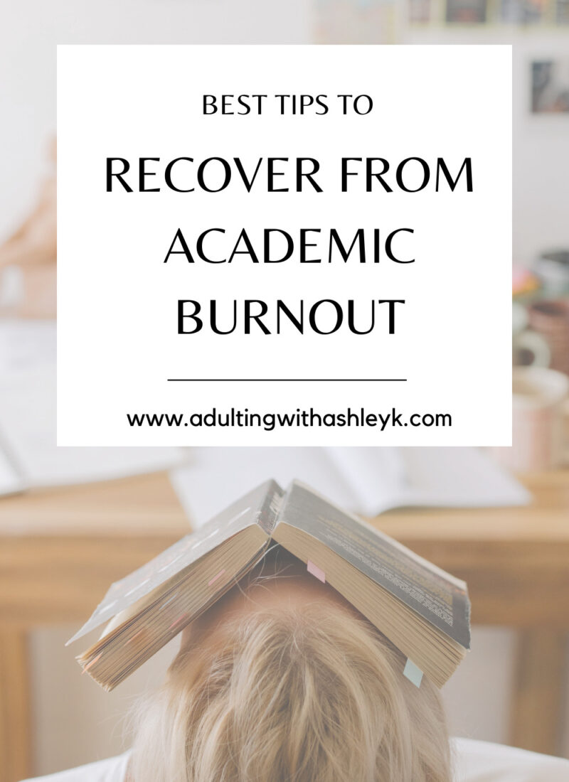 How to Move on After Academic Burnout
